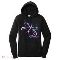 Dragonfly Warrior Suicide Prevention Awareness Women's Hoodie thumb 0
