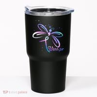 Dragonfly Warrior Suicide Prevention Awareness Tumbler thumb 0