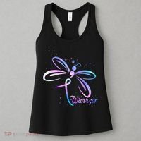 Dragonfly Warrior Suicide Prevention Awareness Women's Tank Top thumb 3