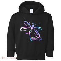 Dragonfly Warrior Suicide Prevention Awareness Toddler Hoodie thumb 0