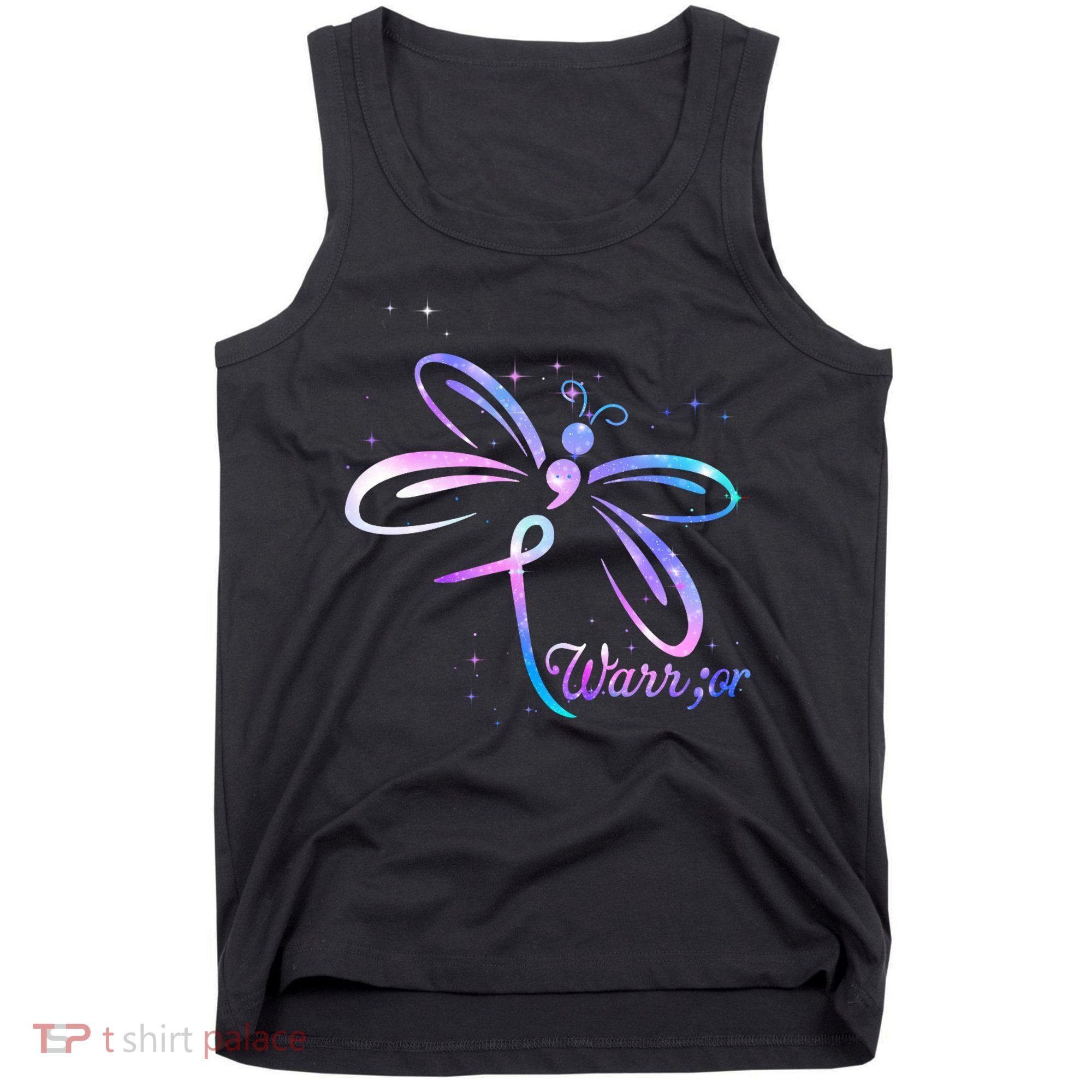Dragonfly Warrior Suicide Prevention Awareness Tank Top
