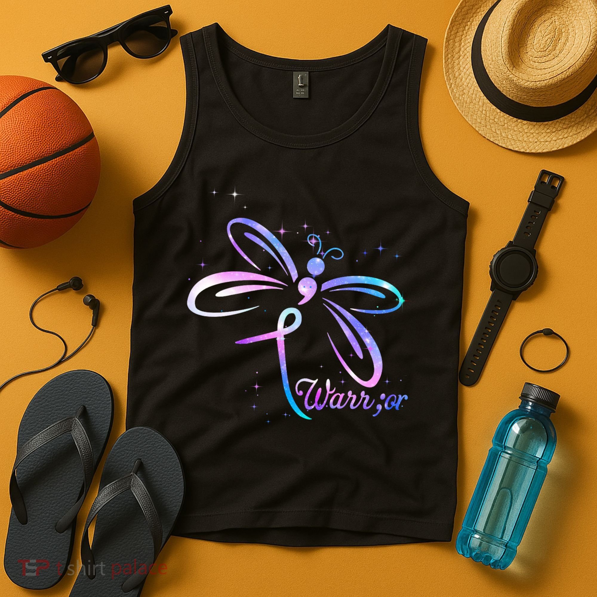 Dragonfly Warrior Suicide Prevention Awareness Tank Top