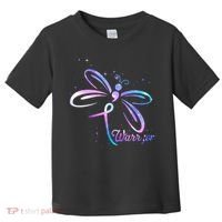 Dragonfly Warrior Suicide Prevention Awareness Toddler T-Shirt thumb 0