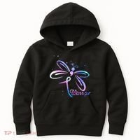 Dragonfly Warrior Suicide Prevention Awareness Kids Hoodie thumb 0