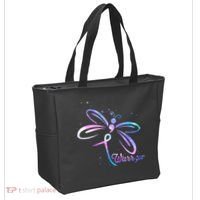 Dragonfly Warrior Suicide Prevention Awareness Tote Bag thumb 2