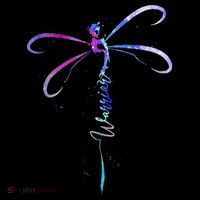 Dragonfly Warrior Semicolon Suicide Prevention Awareness Long Sleeve Shirt thumb 2