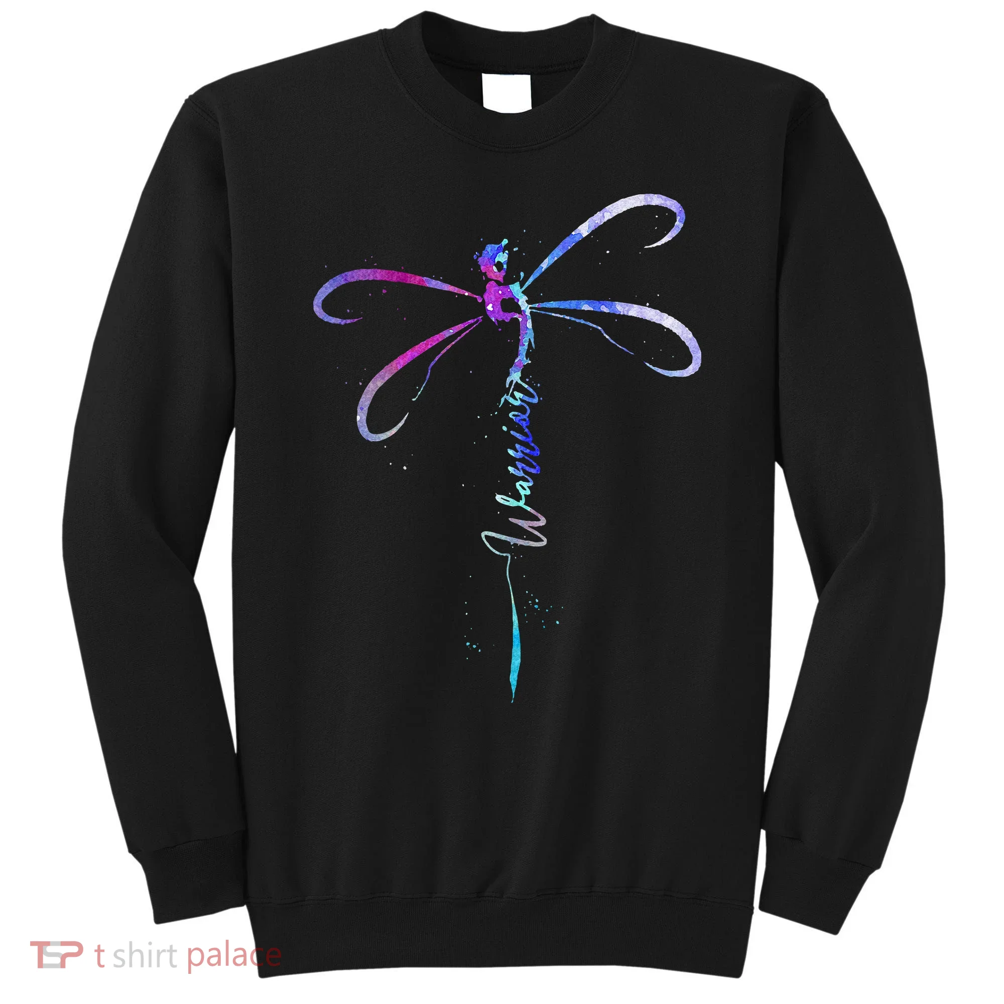 Dragonfly Warrior Semicolon Suicide Prevention Awareness Sweatshirt