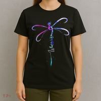 Dragonfly Warrior Semicolon Suicide Prevention Awareness T-Shirt thumb 4
