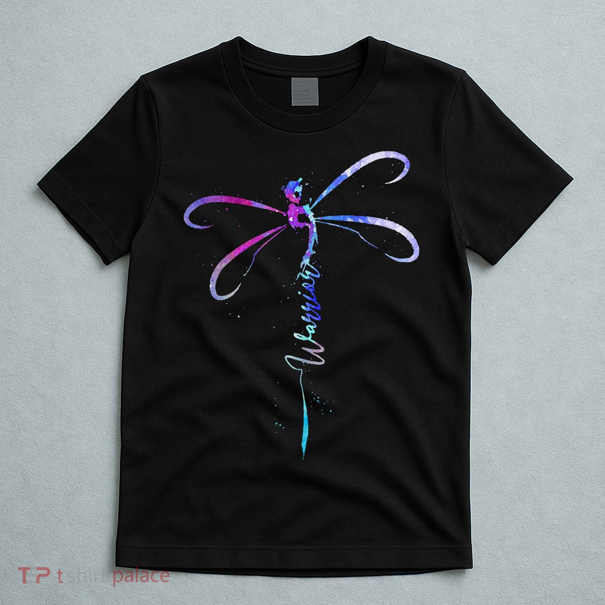 Dragonfly Warrior Semicolon Suicide Prevention Awareness T-Shirt