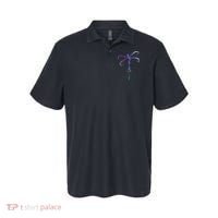 Dragonfly Warrior Semicolon Suicide Prevention Awareness Polo thumb 0