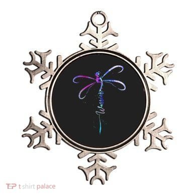 Dragonfly Warrior Semicolon Suicide Prevention Awareness Ornament