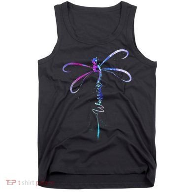 Dragonfly Warrior Semicolon Suicide Prevention Awareness Tank Top
