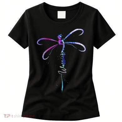 Dragonfly Warrior Semicolon Suicide Prevention Awareness Women's T-Shirt