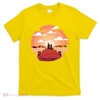 Dog Watching Sunset T-Shirt thumb 0