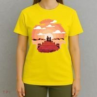 Dog Watching Sunset T-Shirt thumb 4