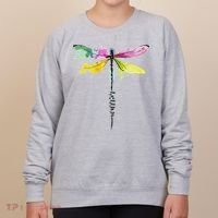 Dragonfly Warrior Semicolon Suicide Prevention Awareness Women's Sweatshirt thumb 0