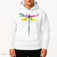 Dragonfly Warrior Semicolon Suicide Prevention Awareness Hoodie thumb 2