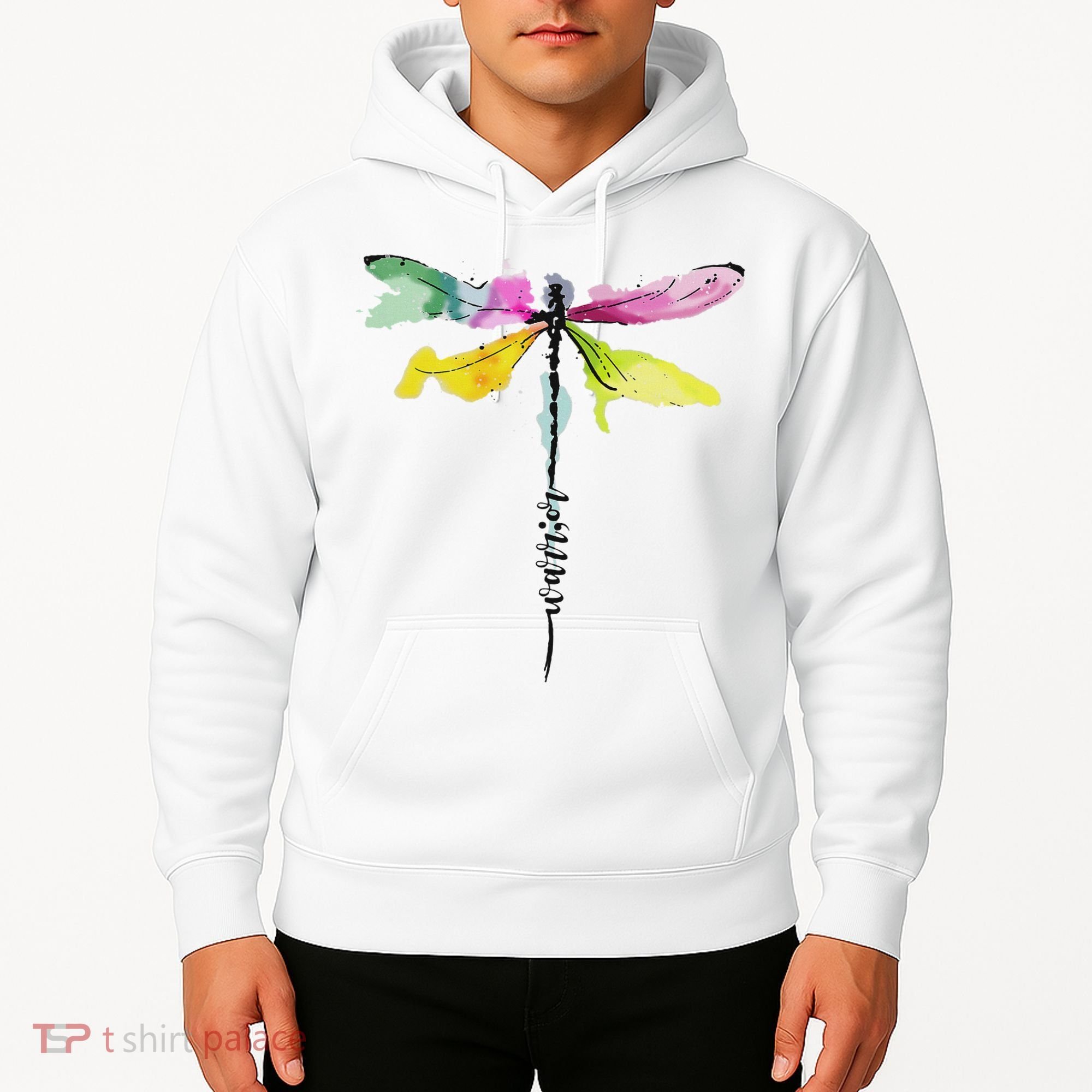 Dragonfly Warrior Semicolon Suicide Prevention Awareness Hoodie