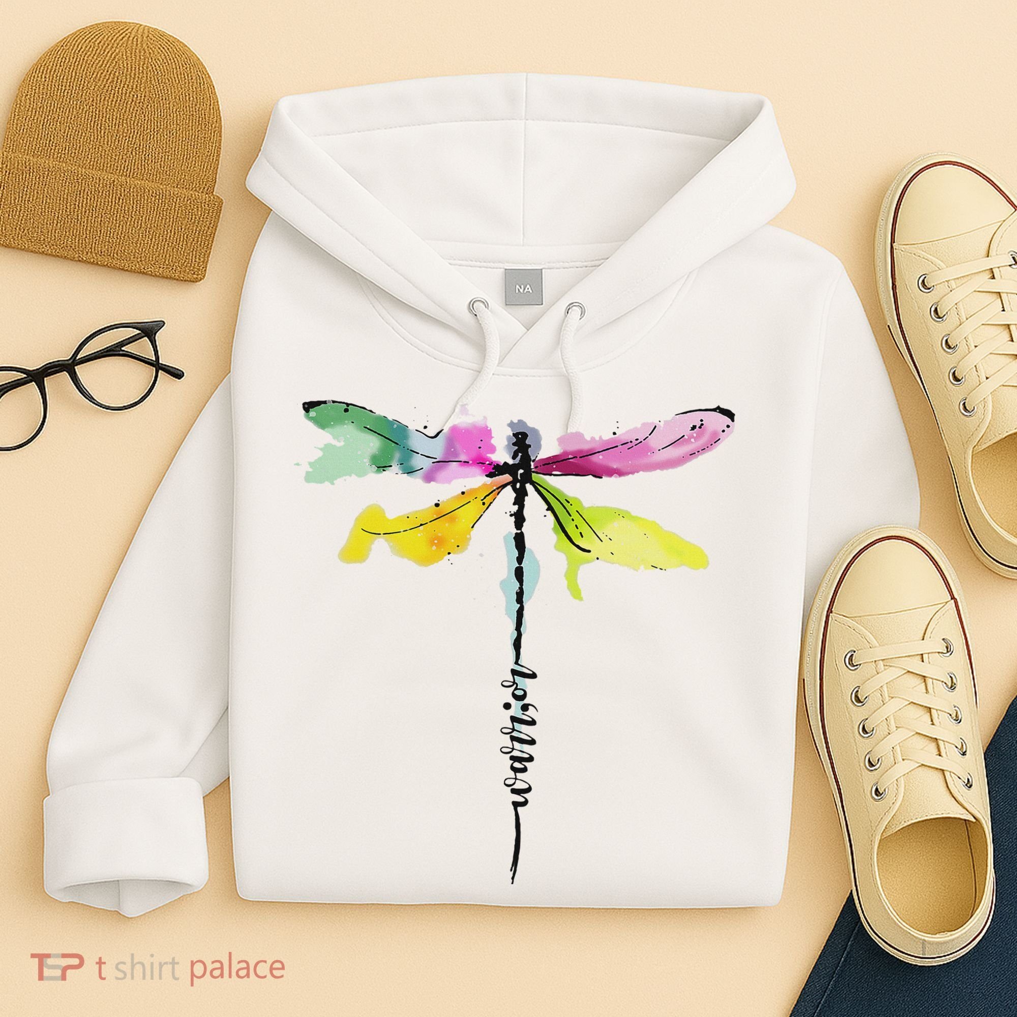Dragonfly Warrior Semicolon Suicide Prevention Awareness Hoodie