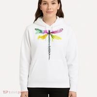 Dragonfly Warrior Semicolon Suicide Prevention Awareness Hoodie thumb 5