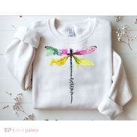 Dragonfly Warrior Semicolon Suicide Prevention Awareness Sweatshirt thumb 2