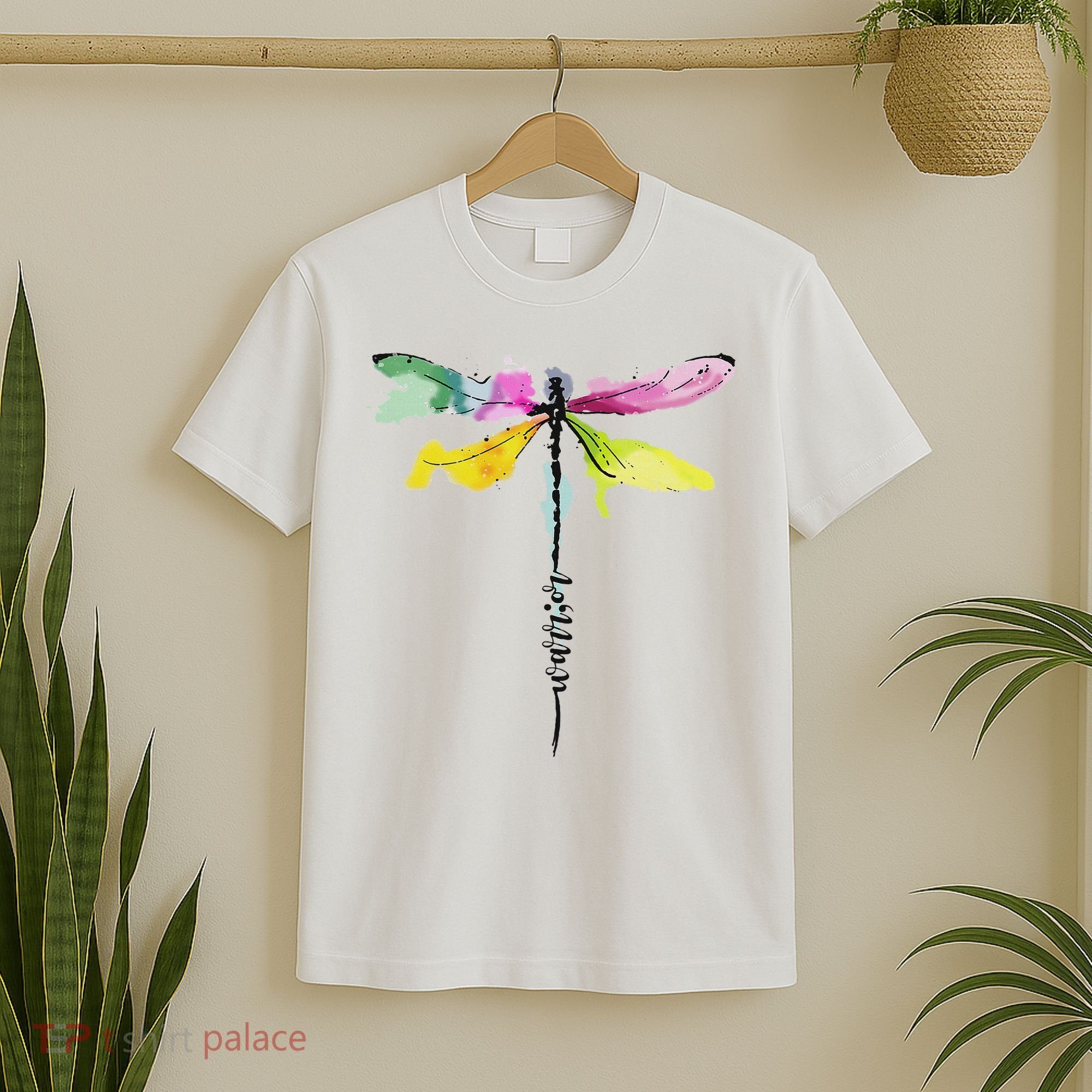 Dragonfly Warrior Semicolon Suicide Prevention Awareness T-Shirt