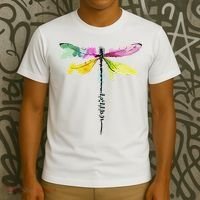 Dragonfly Warrior Semicolon Suicide Prevention Awareness T-Shirt thumb 3
