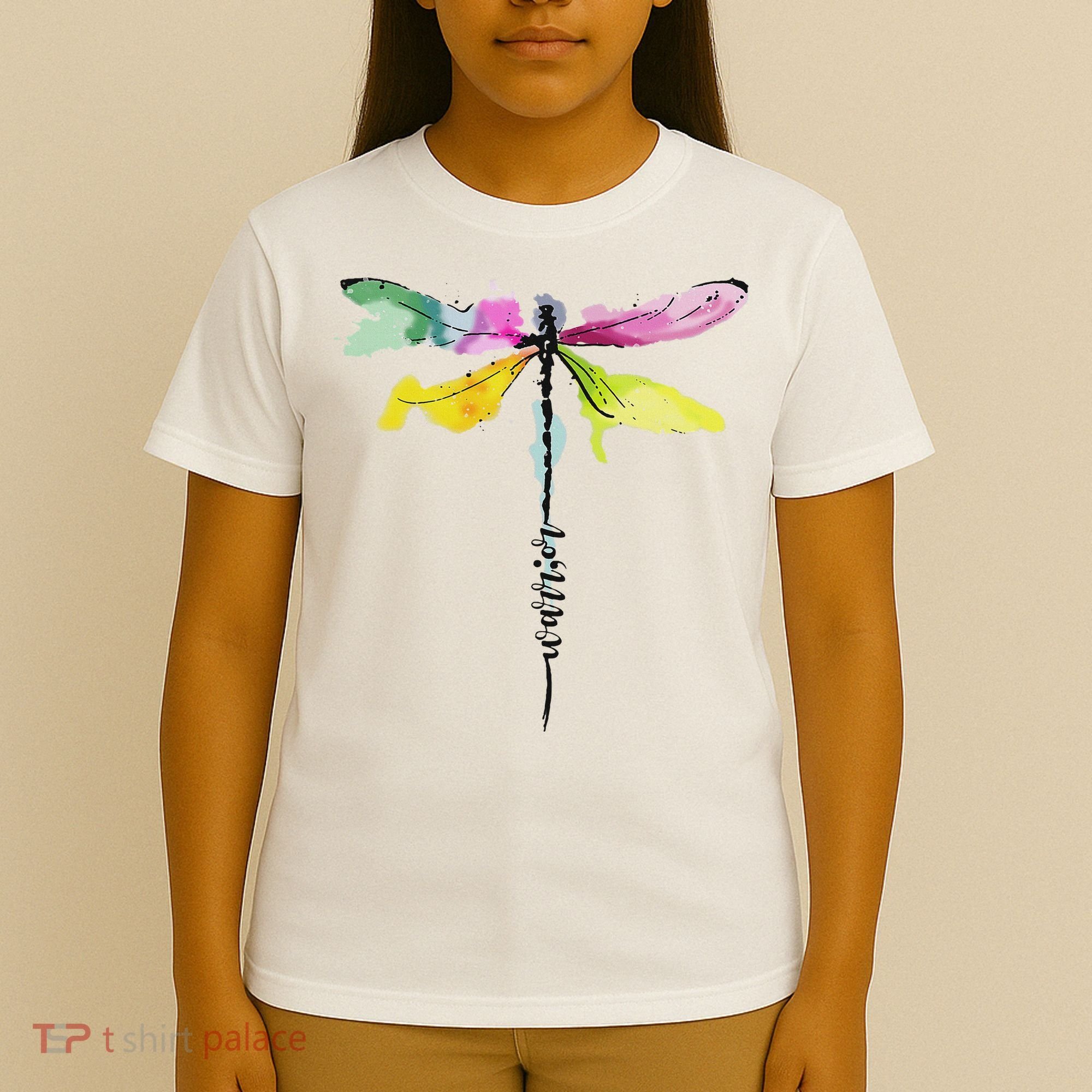 Dragonfly Warrior Semicolon Suicide Prevention Awareness T-Shirt