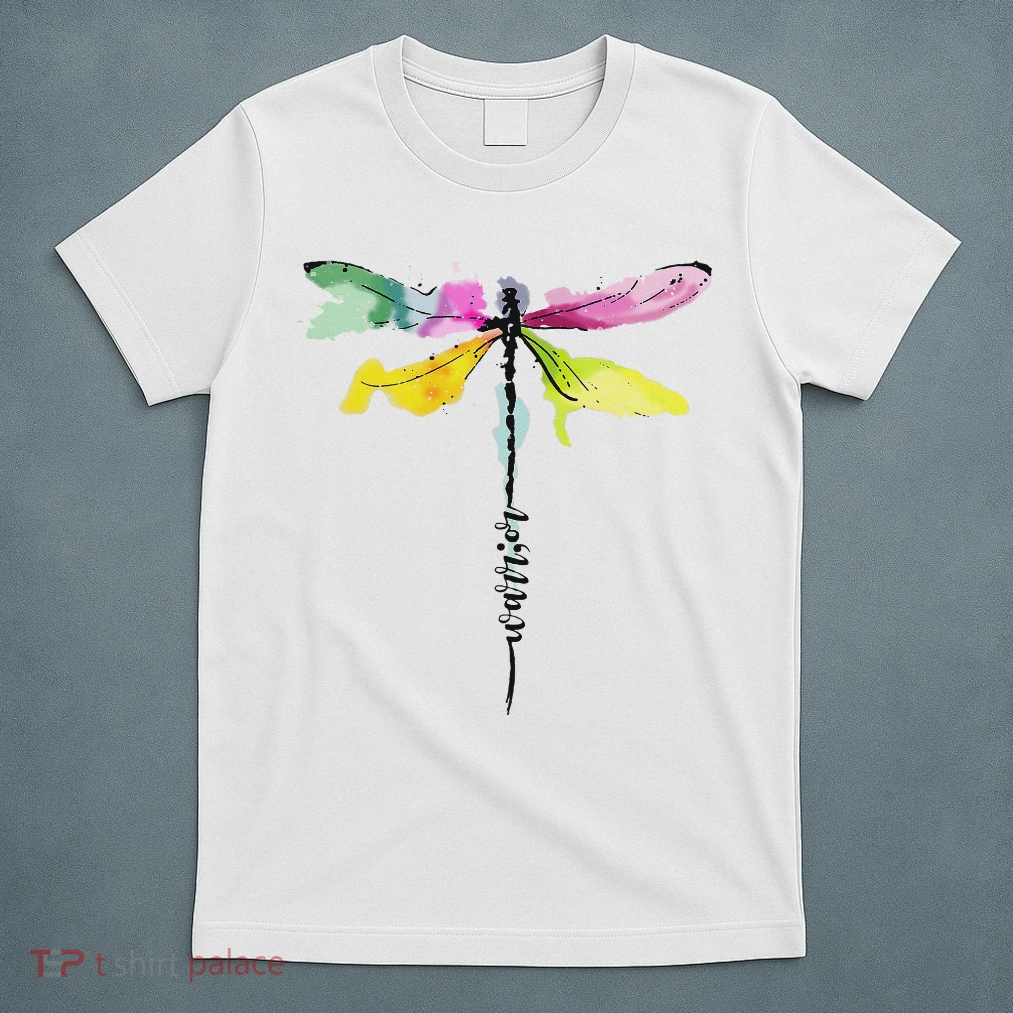 Dragonfly Warrior Semicolon Suicide Prevention Awareness T-Shirt