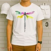 Dragonfly Warrior Semicolon Suicide Prevention Awareness T-Shirt thumb 6