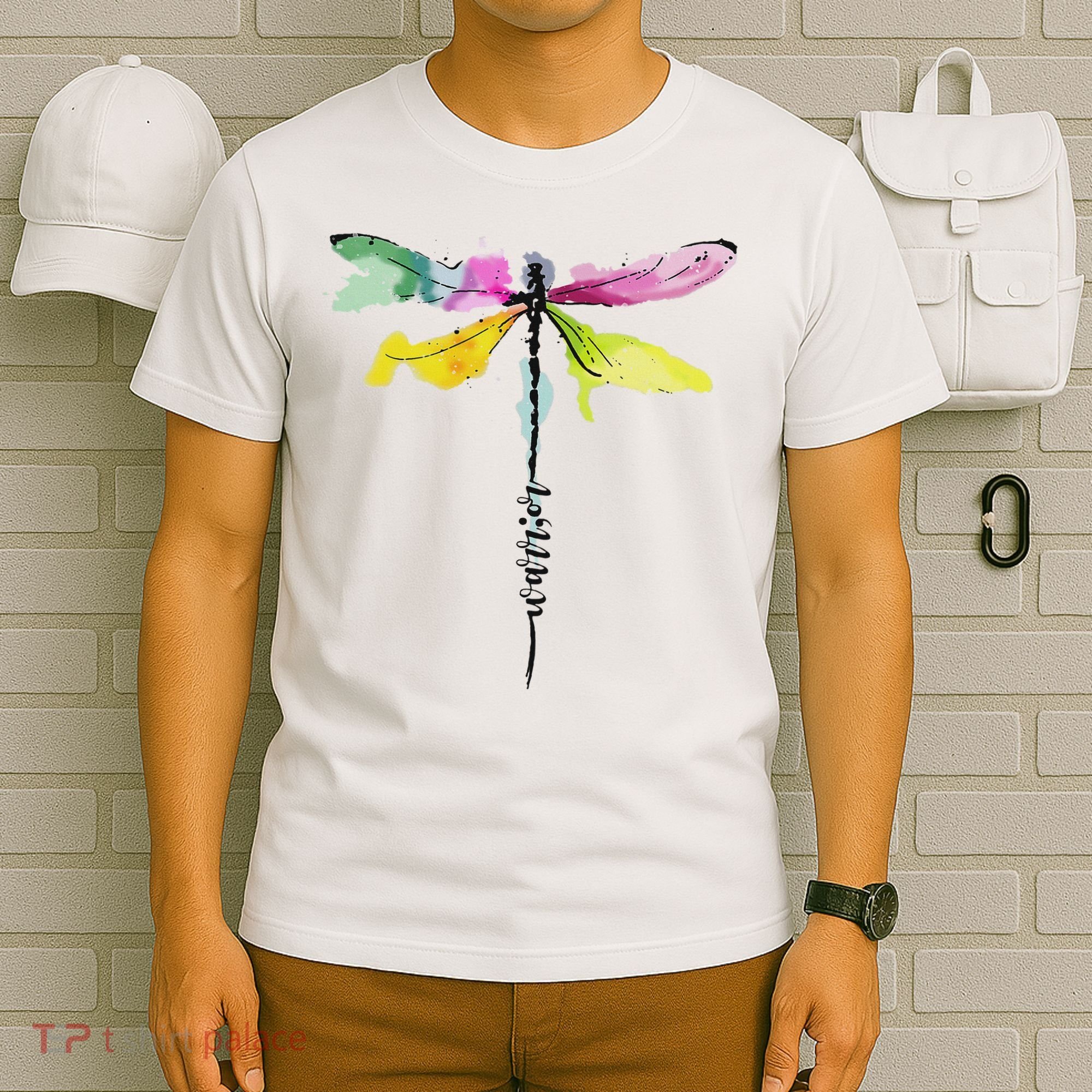 Dragonfly Warrior Semicolon Suicide Prevention Awareness T-Shirt