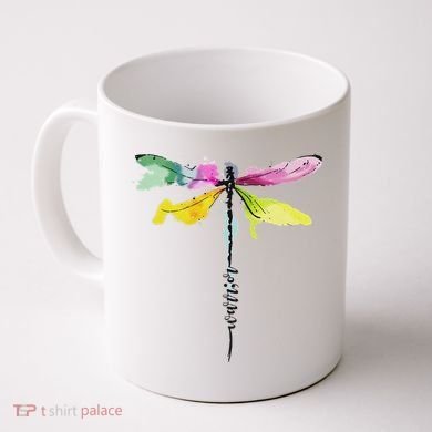 Dragonfly Warrior Semicolon Suicide Prevention Awareness Coffee Mug