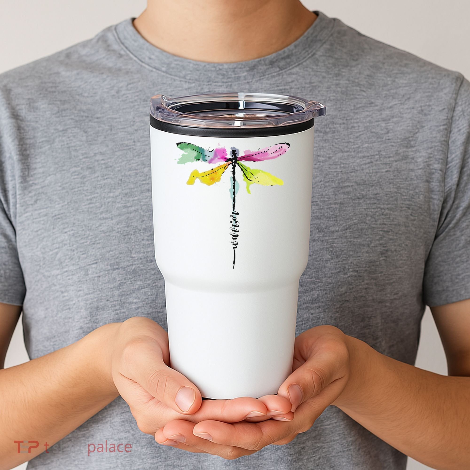 Dragonfly Warrior Semicolon Suicide Prevention Awareness Tumbler