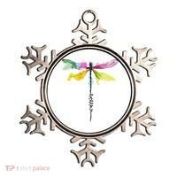 Dragonfly Warrior Semicolon Suicide Prevention Awareness Ornament thumb 0