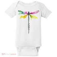 Dragonfly Warrior Semicolon Suicide Prevention Awareness Baby Bodysuit thumb 0