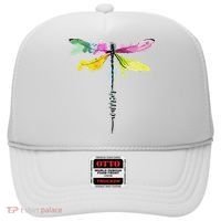 Dragonfly Warrior Semicolon Suicide Prevention Awareness Hat thumb 0