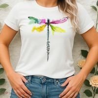 Dragonfly Warrior Semicolon Suicide Prevention Awareness Women's T-Shirt thumb 2