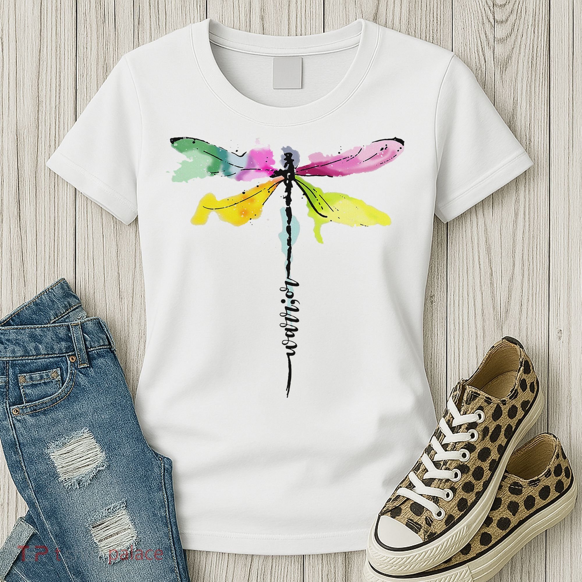 Dragonfly Warrior Semicolon Suicide Prevention Awareness Women's T-Shirt