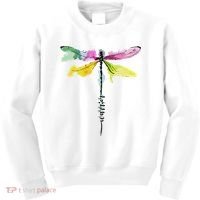 Dragonfly Warrior Semicolon Suicide Prevention Awareness Kids Sweatshirt thumb 0