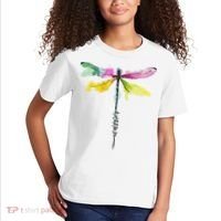Dragonfly Warrior Semicolon Suicide Prevention Awareness Kids T-Shirt thumb 2