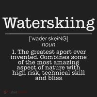 Definition Water Ski Skiing Waterskiing Waves Boat Tumbler thumb 3