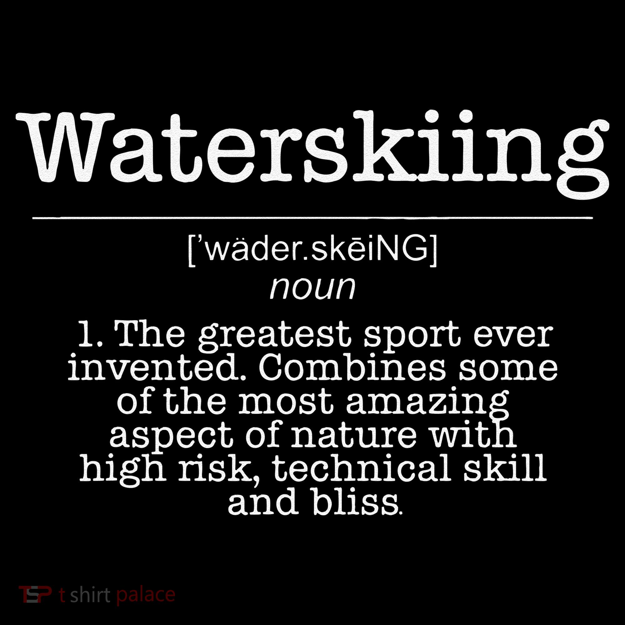 Definition Water Ski Skiing Waterskiing Waves Boat Ornament