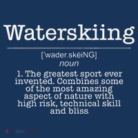 Definition Water Ski Skiing Waterskiing Waves Boat T-Shirt thumb 7