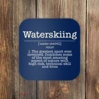 Definition Water Ski Skiing Waterskiing Waves Boat Coaster thumb 0