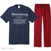 Definition Water Ski Skiing Waterskiing Waves Boat Pajama Set thumb 0