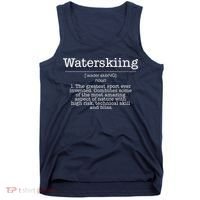 Definition Water Ski Skiing Waterskiing Waves Boat Tank Top thumb 0