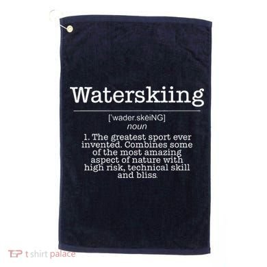 Definition Water Ski Skiing Waterskiing Waves Boat Golf Towel