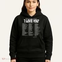 Different Ways To SayI Love You Retro Valentines Day Hoodie thumb 5