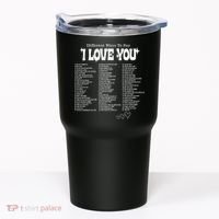 Different Ways To SayI Love You Retro Valentines Day Tumbler thumb 0