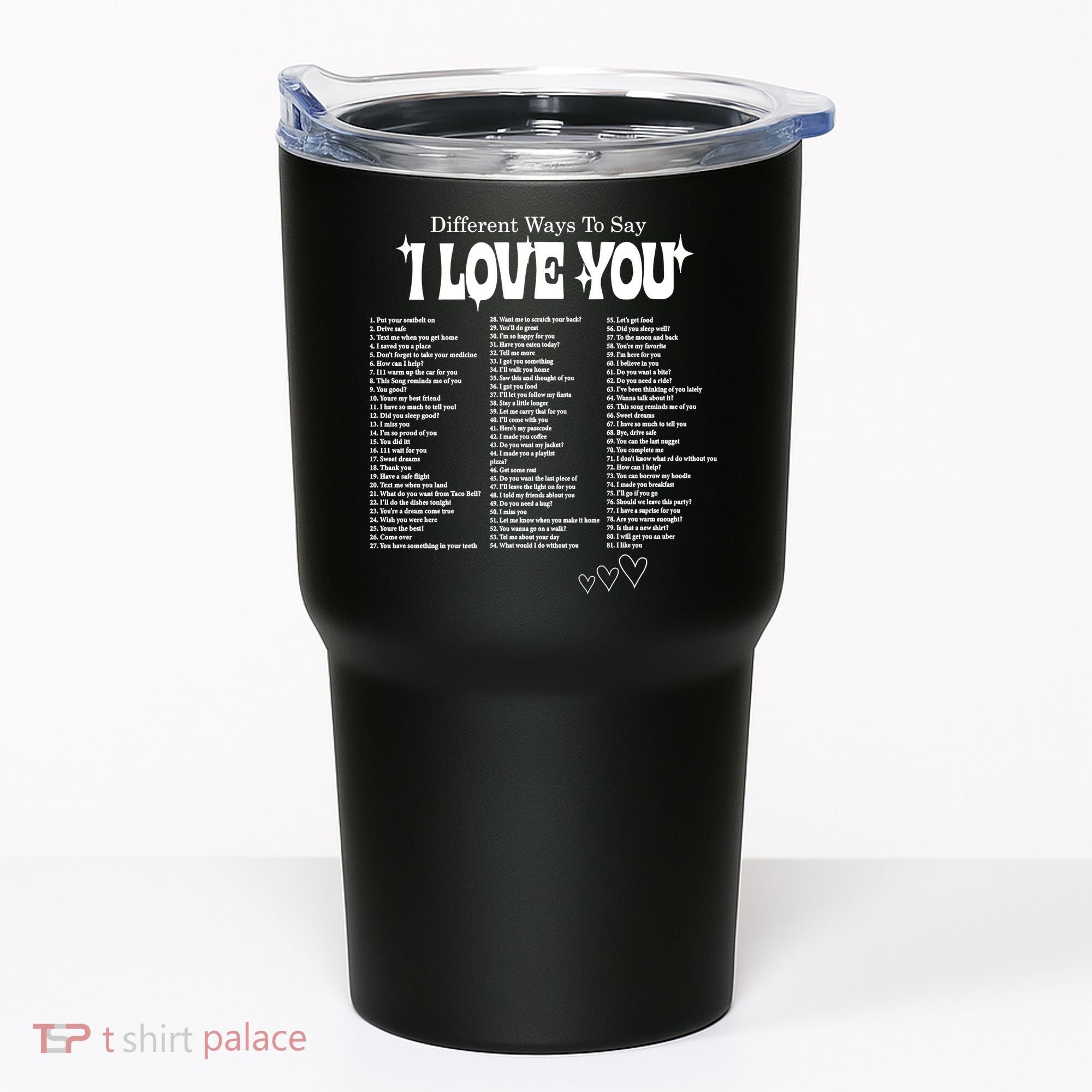Different Ways To SayI Love You Retro Valentines Day Tumbler